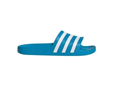 Chanclas Adilette Aqua ADIDAS Hombre (Blanco, Azul-Turquesa - Material Sintético -39)
