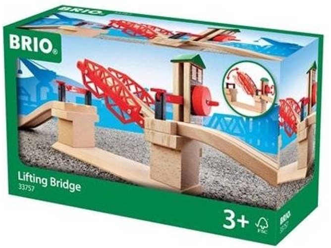 Escenario para la Vía Férrea BRIO 33757 (Rojo - 66.5x10.2x15cm - Edad Mínima: 3)