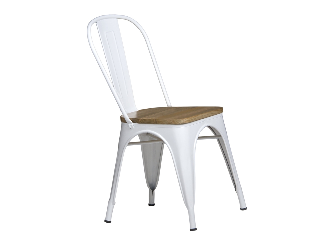 Silla LÚZETE (Madeira - Madera - Blanco)