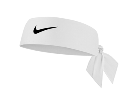 Cintas Unisexo NIKE Dri-Fit 4.0 Blanco para Tenis (Talla Unica)