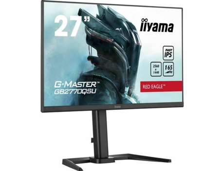 Monitor IIYAMA GB2770QSU-B5 (Negro - LED - IPS - Flicker free - 27 - Wide Quad HD - 0,5 ms)