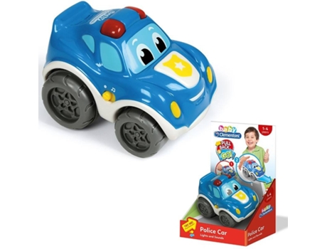 Coche CLEMENTONI Coche Policia Retrofriccion Con Luces Y Sonidos (Idade Mínima Recomendada: 12 meses)