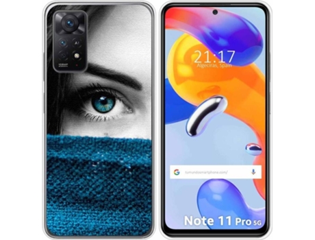 Carcasa Xiaomi Redmi Note 11 Pro TUMUNDOSMARTPHONE Dibujos Ojo Multicolor