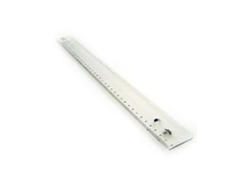 Régua Plástico Cristal Smart Office 40cm -1ud