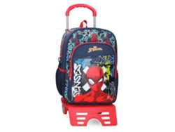 Mochila escolar con ruedas MARVEL Graffiti Spiderman (30x40x13cm)