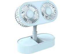 Ventilador De Escritorio Usb Mini Ventilador Mesa Duradero Con 3 Velocidades Fácil Usar (blanco) Ajustable