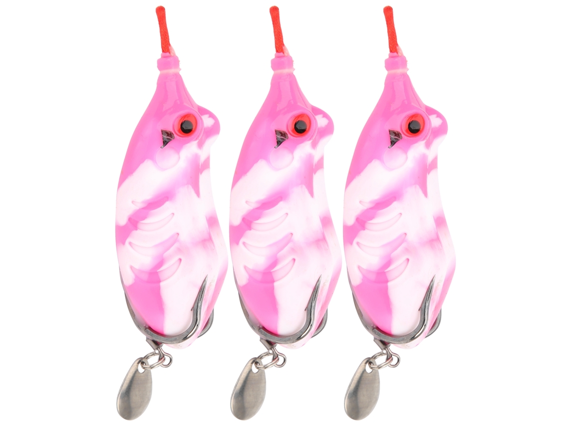 Juego De 3 Piezas De Señuelos De Pesca Blandos De Plástico Modificados, Kit N.° 9