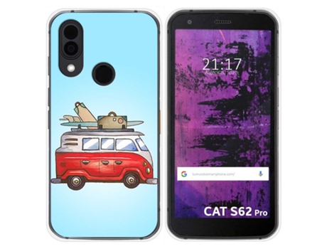Carcasa CAT S62 Pro TUMUNDOSMARTPHONE Dibujos Multicolor