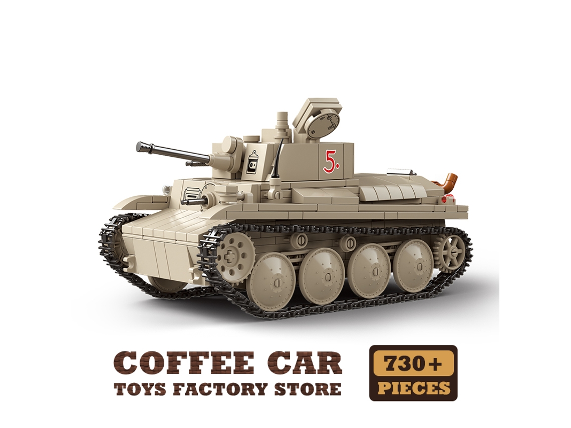 Bloques de construcción de tanques del ejército, modelos de vehículos de guerra militares blindados, bloques de construcción ensamblados, juguetes educativos, regalos Mdug