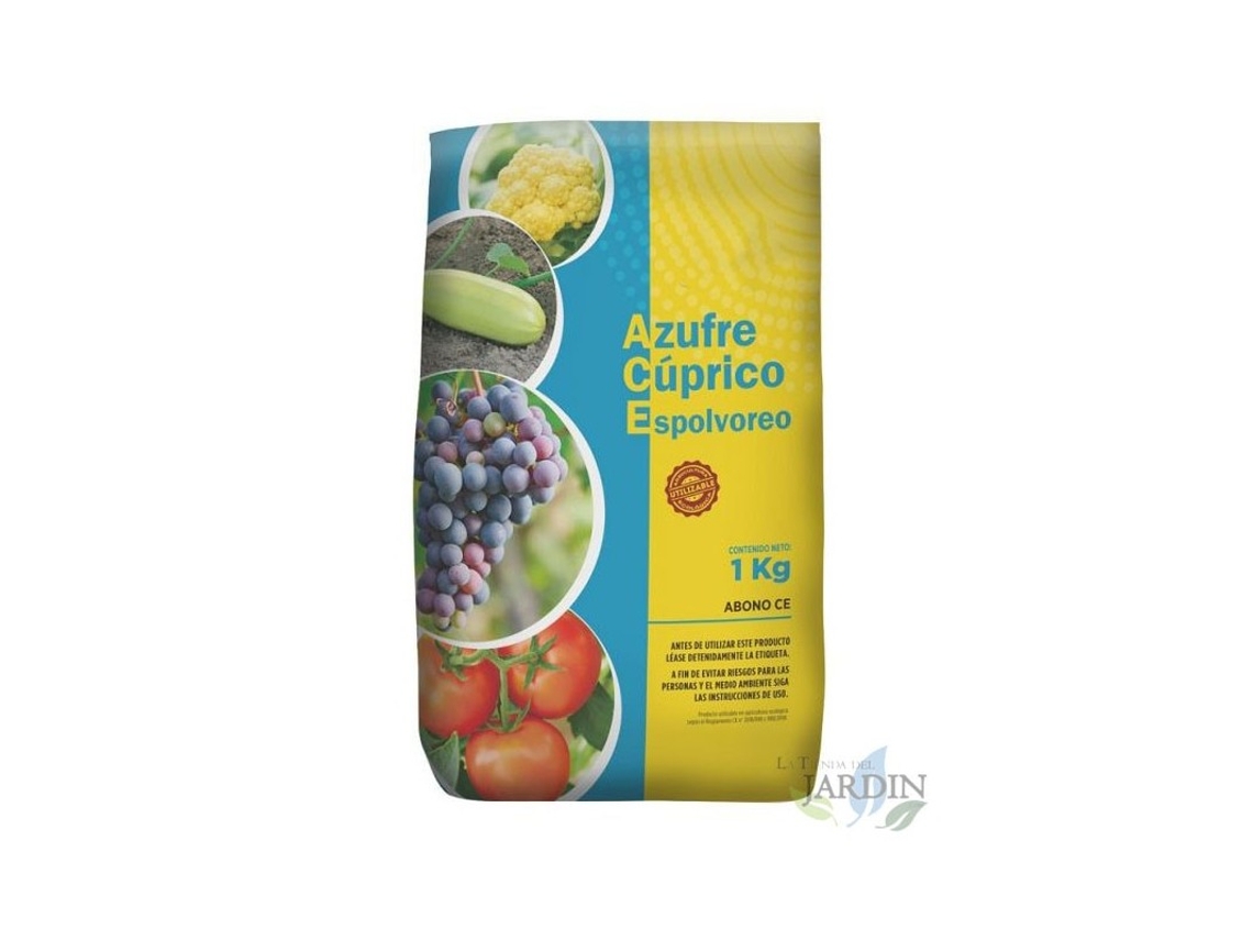 Abono Azufre Cúprico Espolvoreo 1 kg SUINGA