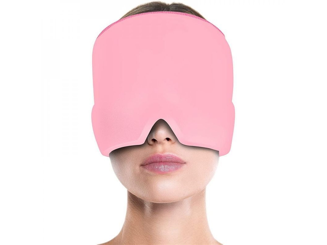 Gorro Para Aliviar La Migraña Con Terapia De Gel Frío/caliente, Gorro De Hielo Para El Dolor, Antifaz Hbr.