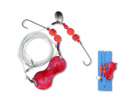 Linha Montada Z-Sea Flatty Teaser 3 Vermelho 80 Gzebco