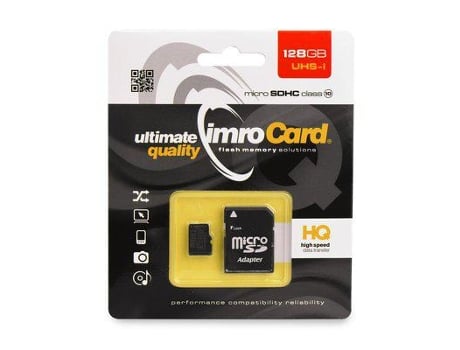 Imro 10/128G Uhs-I Adp Tarjeta de Memoria 128 Gb Microsdhc Clase 10