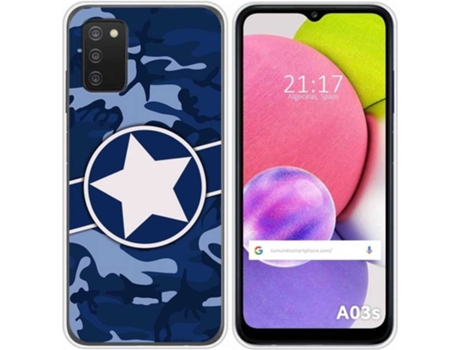 Carcasa Samsung Galaxy A03s TUMUNDOSMARTPHONE Camuflaje 03 Multicolor