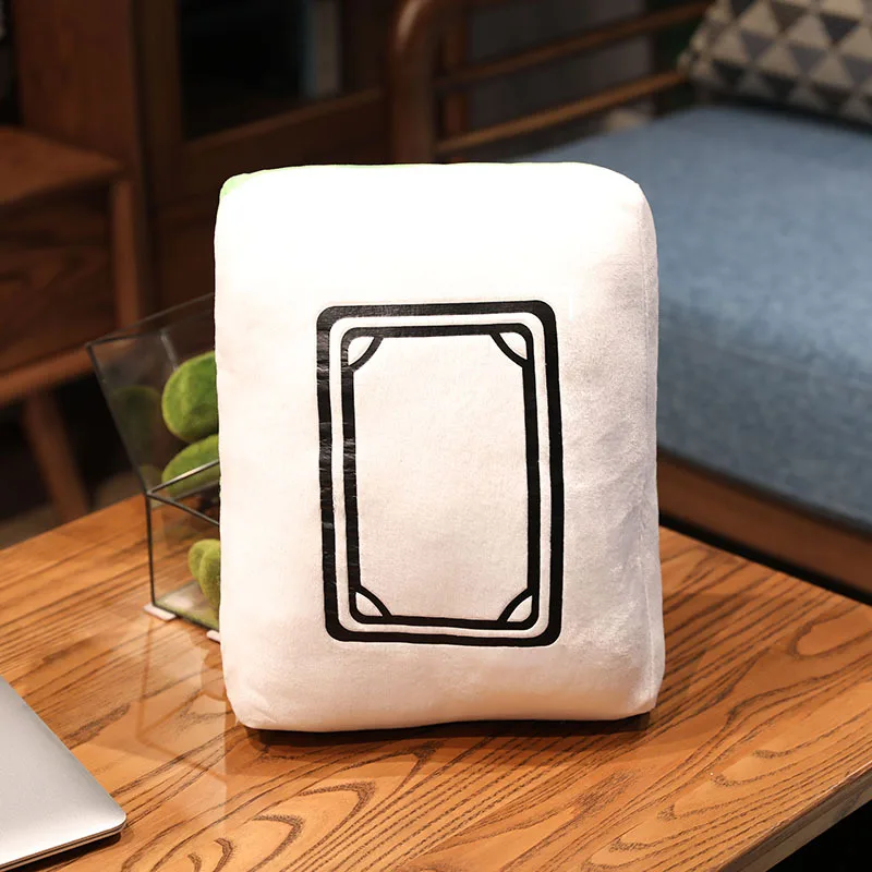 (estilo 1 35x25 Cm) Almohada/cojín Creativo De Mahjong, Juguete De Peluche De Estilo Chino