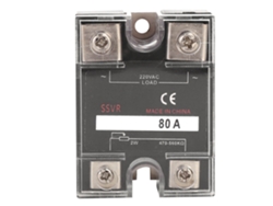 Regulador de voltaje monofásico de estado sólido Veloriskku SSVR para cargas de 470-560 kΩ y fuente de alimentación de 220 VCA Berm-r 80a