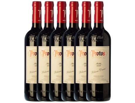 Vino PROTOS Protos Tempranillo Ribera Del Duero Roble (0.75 L - 6 unidades)