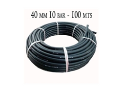 Tuberia Polietileno Agricola 40 Mm 10 Bar 100M Negro SUINGA