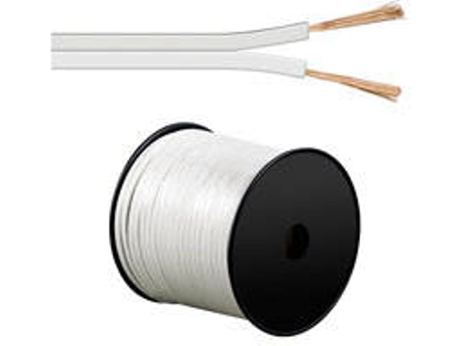 Cable Audio GOOBAY (100 m - Blanco)