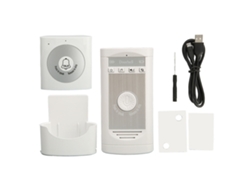 Intercomunicador Inalámbrico Con Timbre Y Comunicación Bidireccional, Sonido Nítido, Largo Alcance, Para El Hogar O La Oficina - Blanco