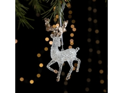 Adornos para árboles de Navidad, adornos en forma de ciervo TRUYUETY