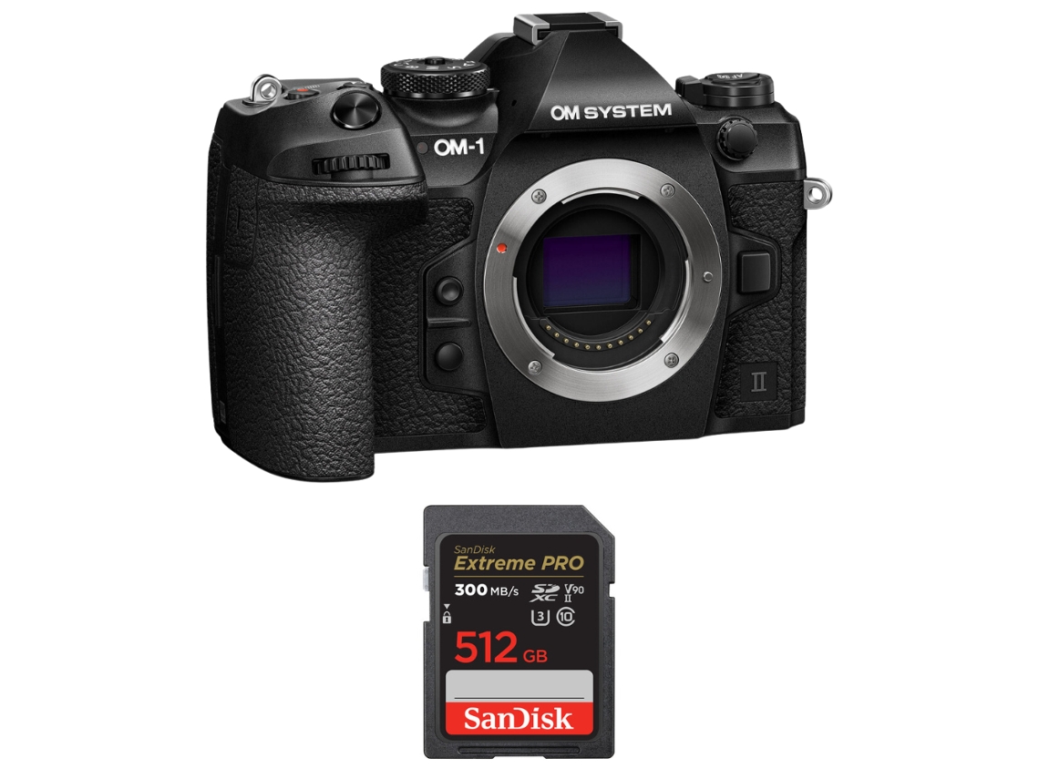 Om System Om-1 Mark Ii + 1 Sandisk 512gb Uhs-ii 300mb/s + Ebook “20 Consejos Para Fotos Que Impactan”