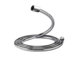 Flexo de ducha Avizar 1,8m para uso doméstico, fabricado en cobre y acero inoxidable, impermeable.