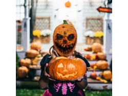 Dan26-máscara De Calabaza De Latex Espeluznante Para Halloween, Disfraz Y Accesorio De Fiesta Terrorífica