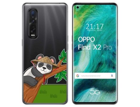 Carcasa Oppo Find X2 Pro TUMUNDOSMARTPHONE Dibujos Transparente Multicolor