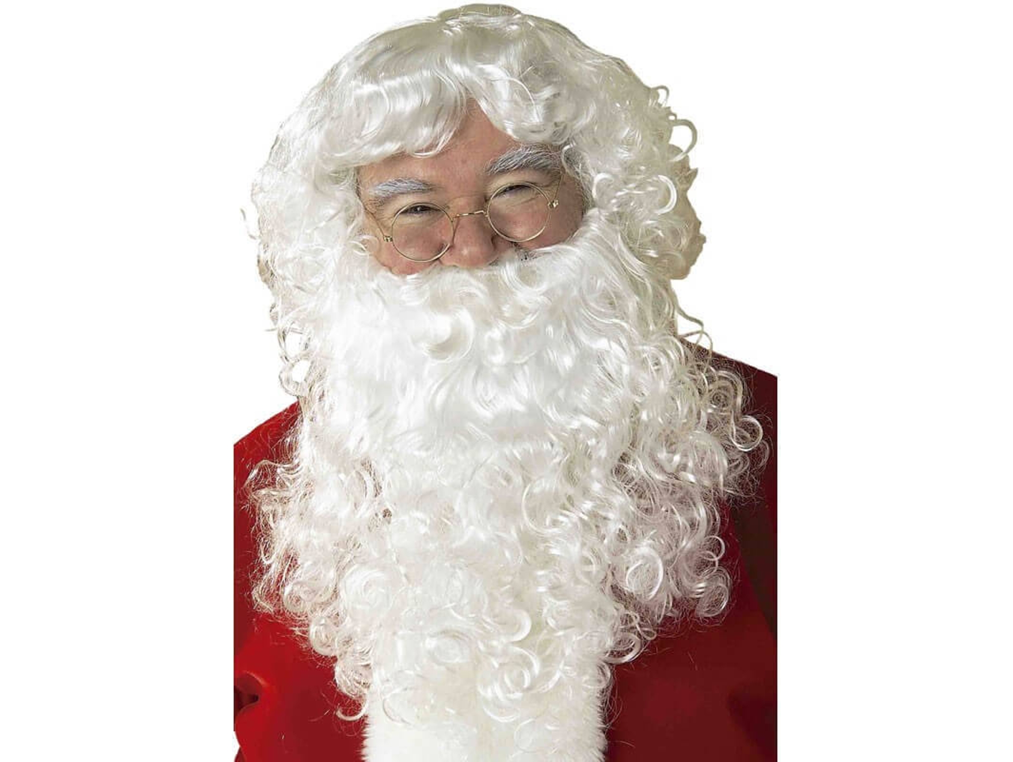 Peluca y Barba con Bigote de Papá Noel DISFRAZZES (Talla: Talla Universal)