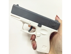 Pistola de agua mecánica MDUG Desert Eagle, de fuego rápido, color gris pequeño