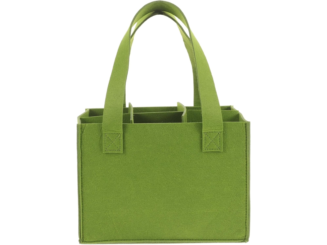 6 Bolsa De Fieltro Para Transportar Botellas
