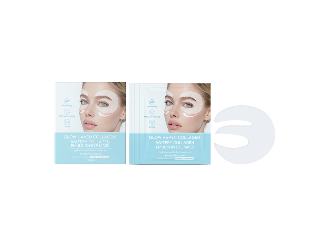 Caja de mascarilla de colágeno hidratante y reafirmante para ojos
