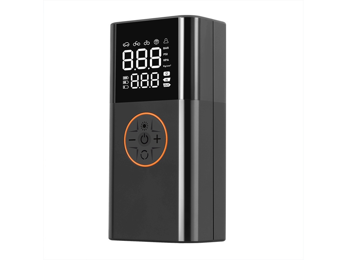 Bomba de aire portátil para coche, inalámbrica, tipo C, pantalla digital DAWNPAVILL