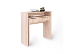 Mesa de escritorio consola Aput Cambria 33 (cerrada), 63,4 (abierta) x 87,5 x 90 cm