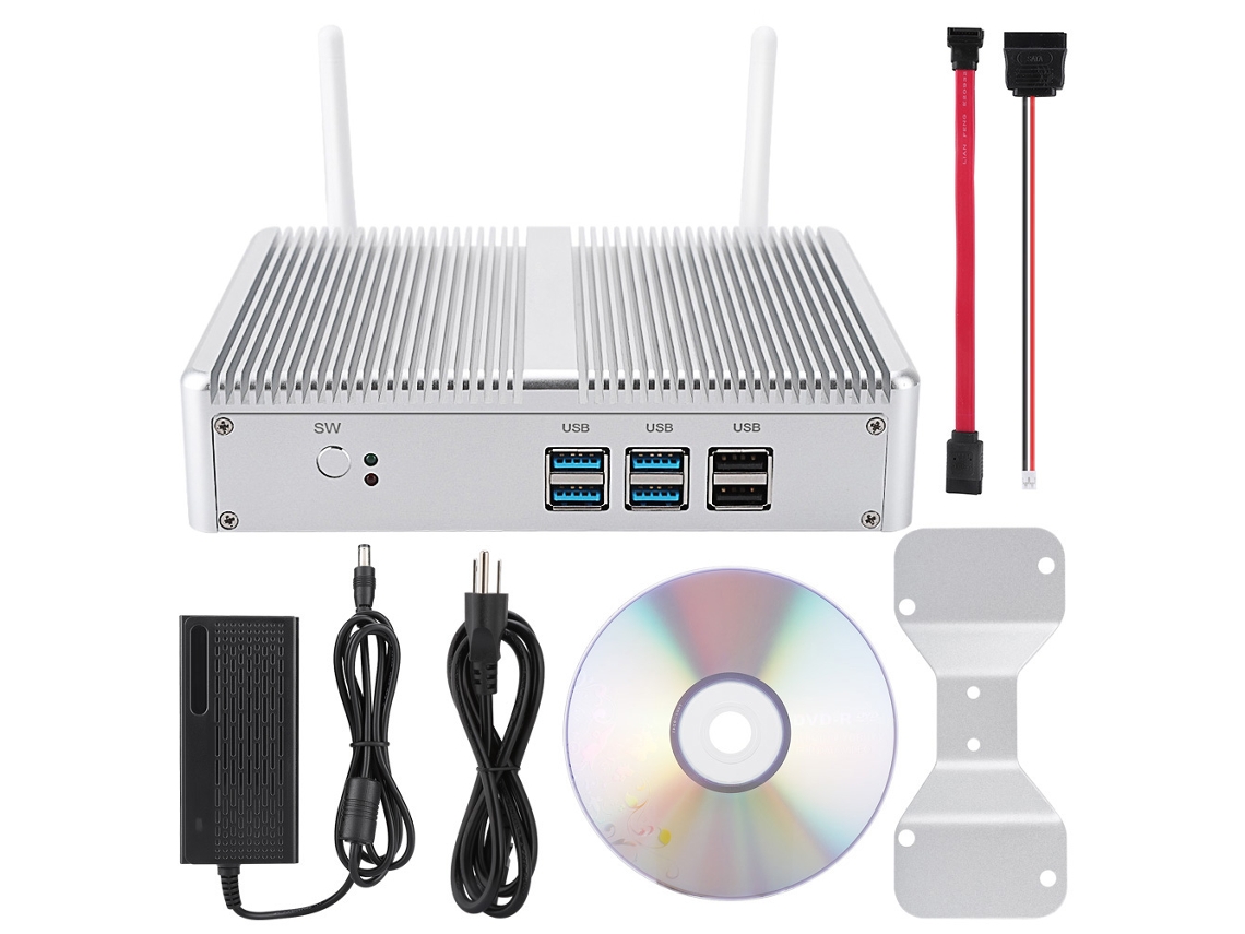 Mini PC (procesador Intel de doble núcleo, 8 g 1 t)