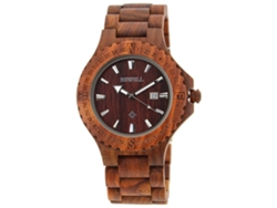 Reloj De Madera Unisex Bewell Paorosa De Moda Con Movimiento De Cuarzo