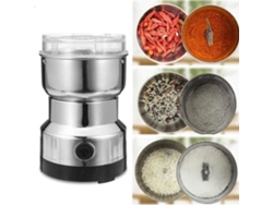 Presente-Moedor de Café Elétrico 220V Linhaça Nozes Pimenta Especiarias Moedor Liquidificador de Aço Inoxidável 