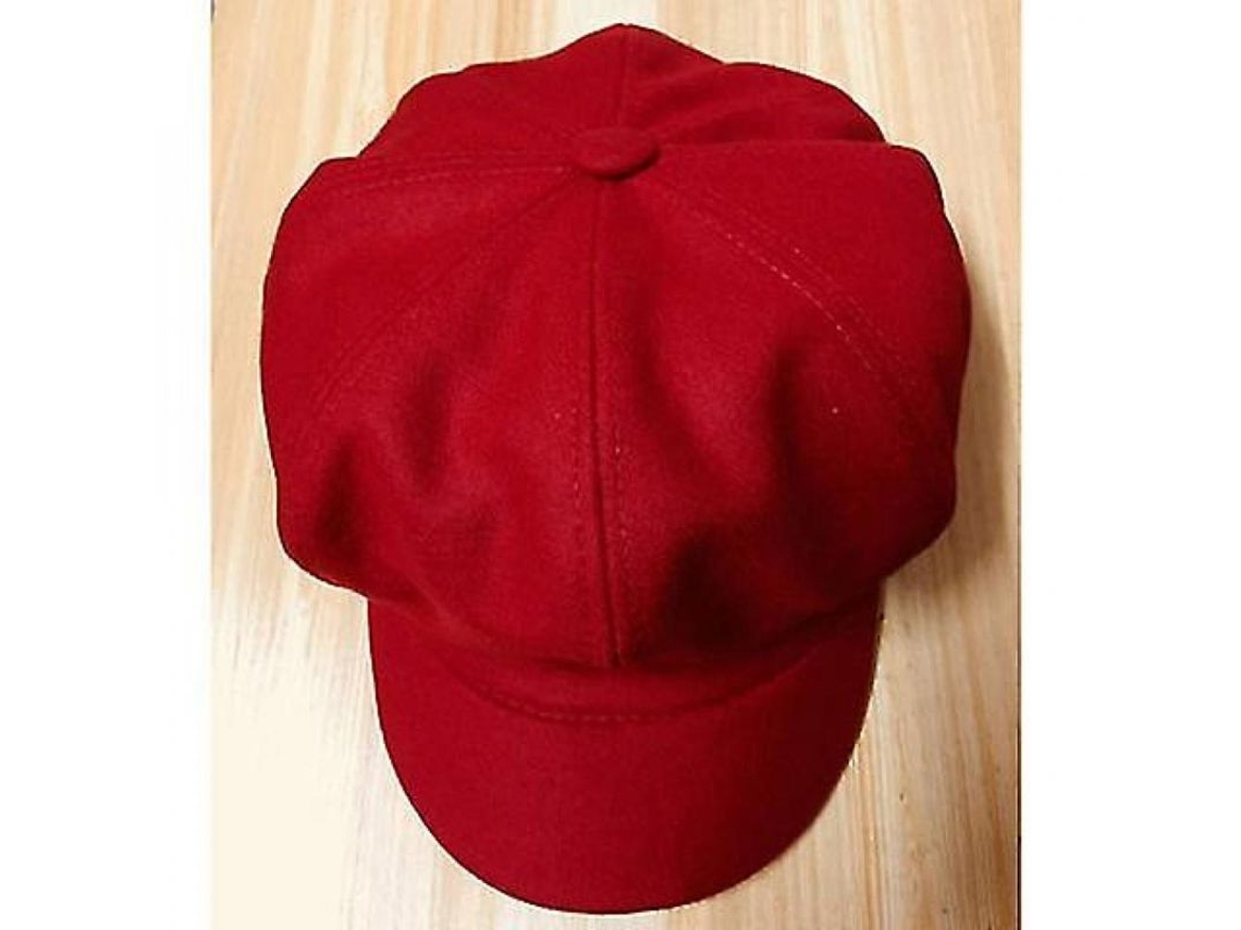 Boina De Mujer Con Ala Ancha, Talla M (56-58 Cm), Monocromática, Ideal Para Invierno, Primavera Y Otoño.