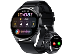 Reloj inteligente Yizhood I29 con más de 1000 esferas de reloj, color negro