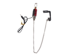 Danu26-alarma De Picada De Pesca Con Indicadores Led Iluminados, Colgador En Cadena, Accesorio De Pesca Rojo