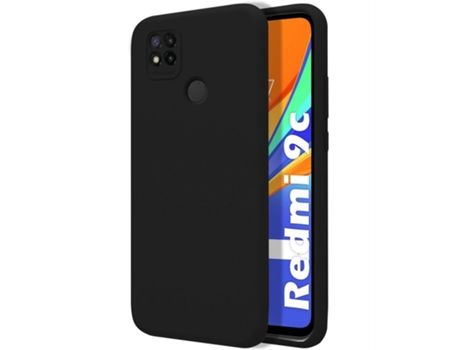 Carcasa Xiaomi Redmi 9C TUMUNDOSMARTPHONE Silicona Líquida Negro