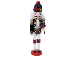 Muñeco Soldado Cascanueces Marioneta Madera Manual Navidad Decoración Ornamento 1410a