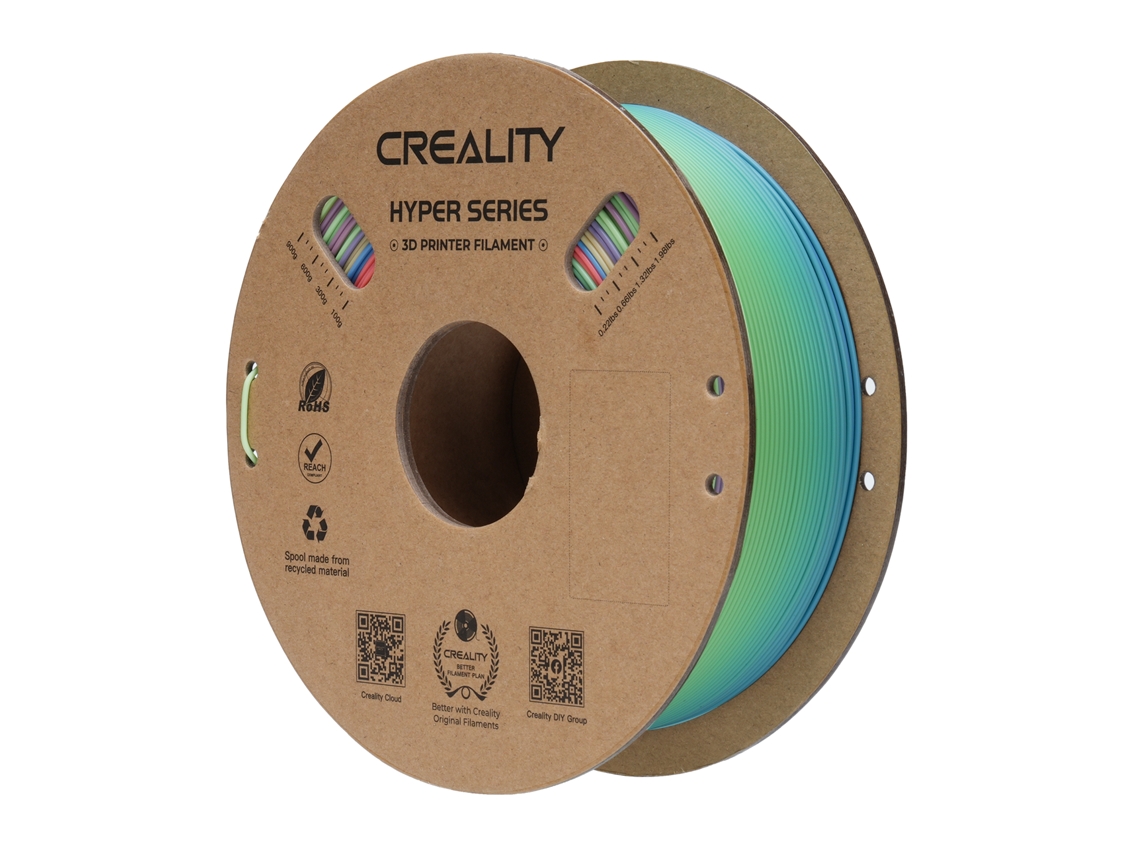 Filamento Hyper Pla Creality 1.75mm Para Impresoras 3d Ender 3/5 S1 K1 Max Anycubic Ankermake Elegoo Flashforge