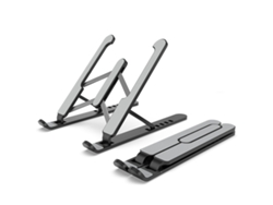 Suporte para Laptop Preto - Base de Resfriamento - Suporte de Levantamento Dobrável