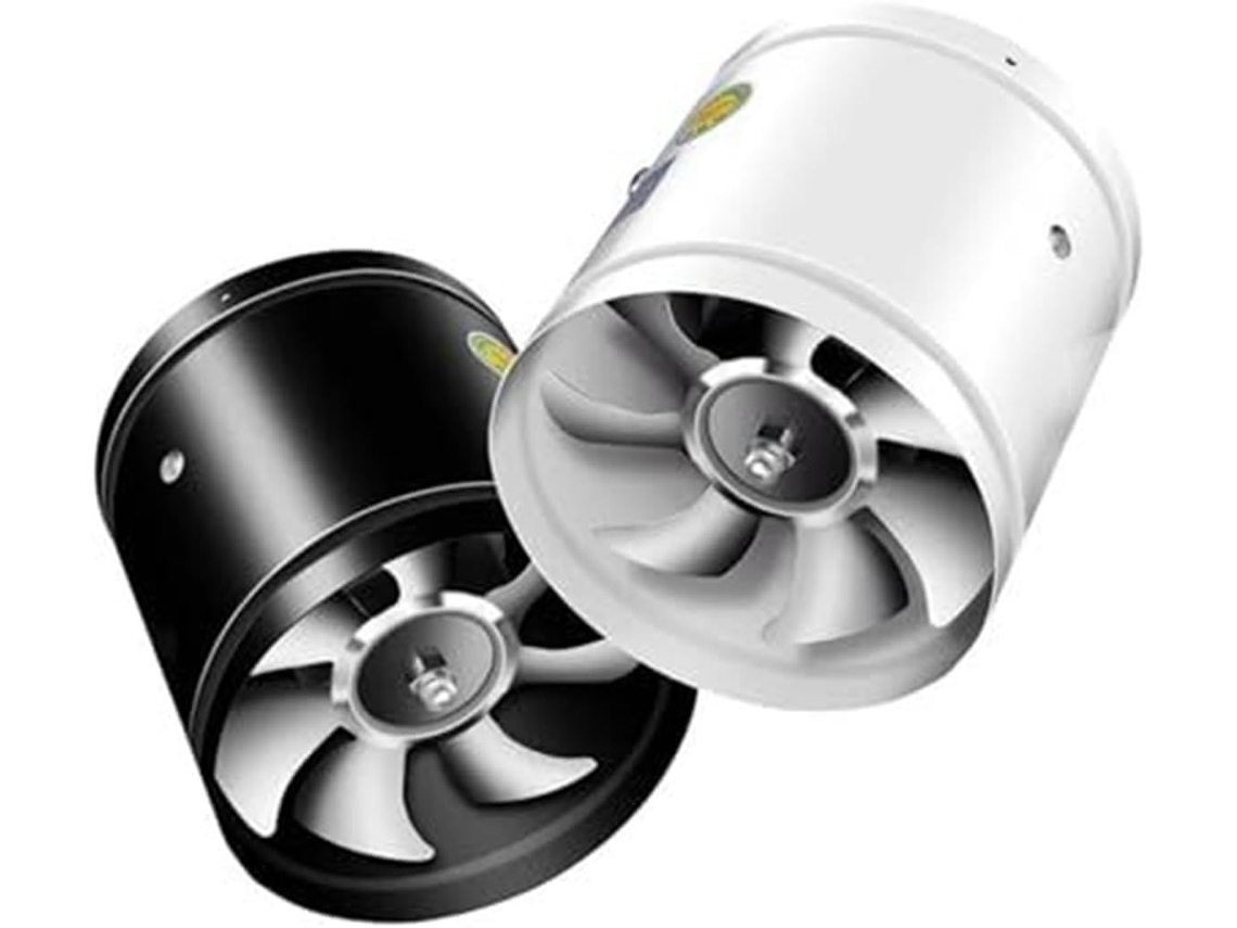 Ventilador De Conducto Circular De 4, 6 Y 7 Pulgadas Para Cocina, Baño Y Sótano.
