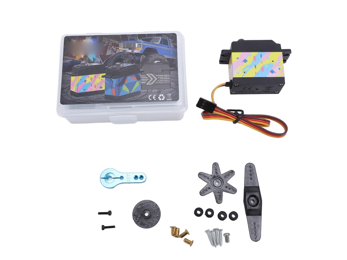 Servo Digital De 35 Kg Para Coche, Camión, Robot, Barco, Avión Rc 1/10 1/12, Aluminio, Rosa Y Azul.