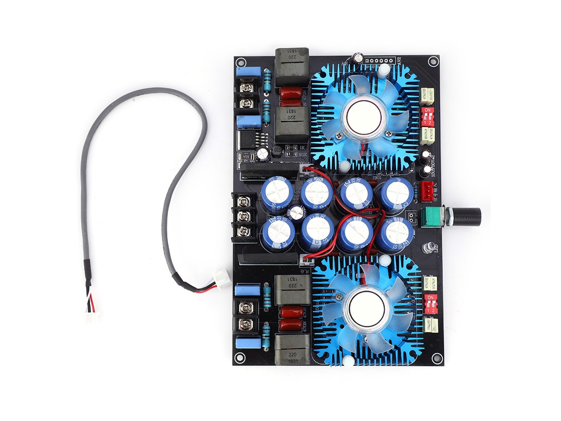 Placa amplificadora de audio TDA8954TH de 2x420W y 24V con disipador.