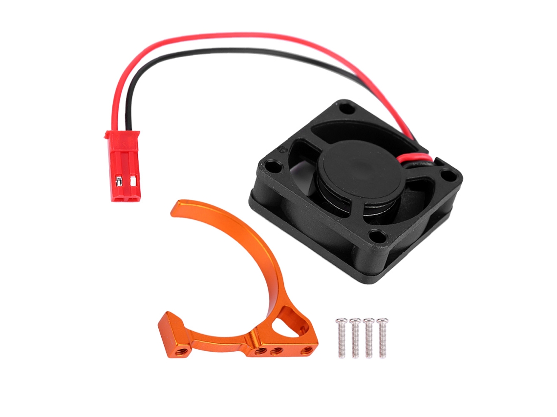 Radiador de 5 V con sistema de refrigeración para motor RC de 25x25/30x30 mm (escala 1:10)