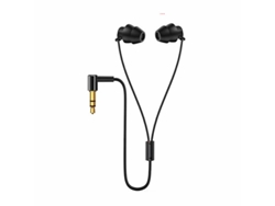 Auriculares Inalámbricos Universales De 3,5 Mm Con Altavoces Internos Con Cable (negros, 50 Cm)